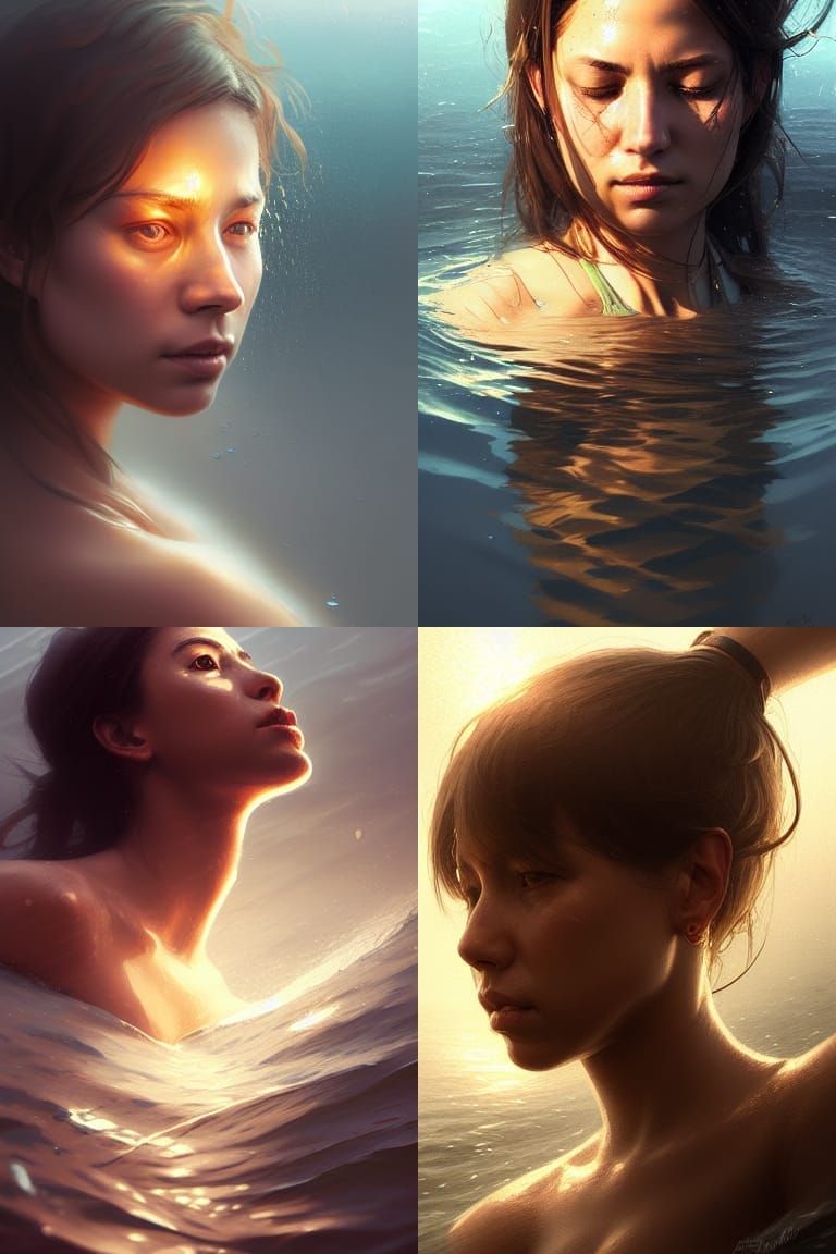 Sinking Boat Portrait in Hyperdetailed Digital Art