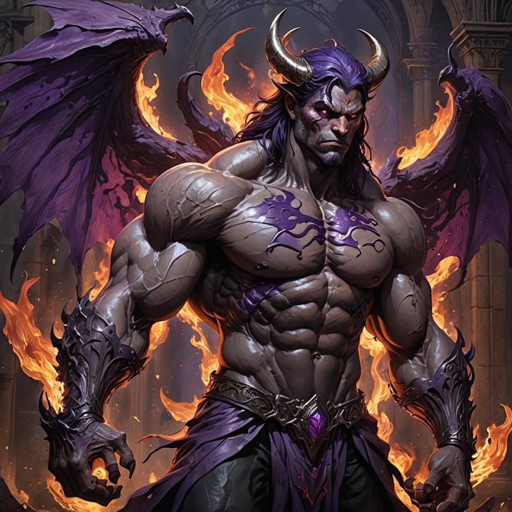 Persian Hybrid: Angel, Demon, and Gothic Fusion