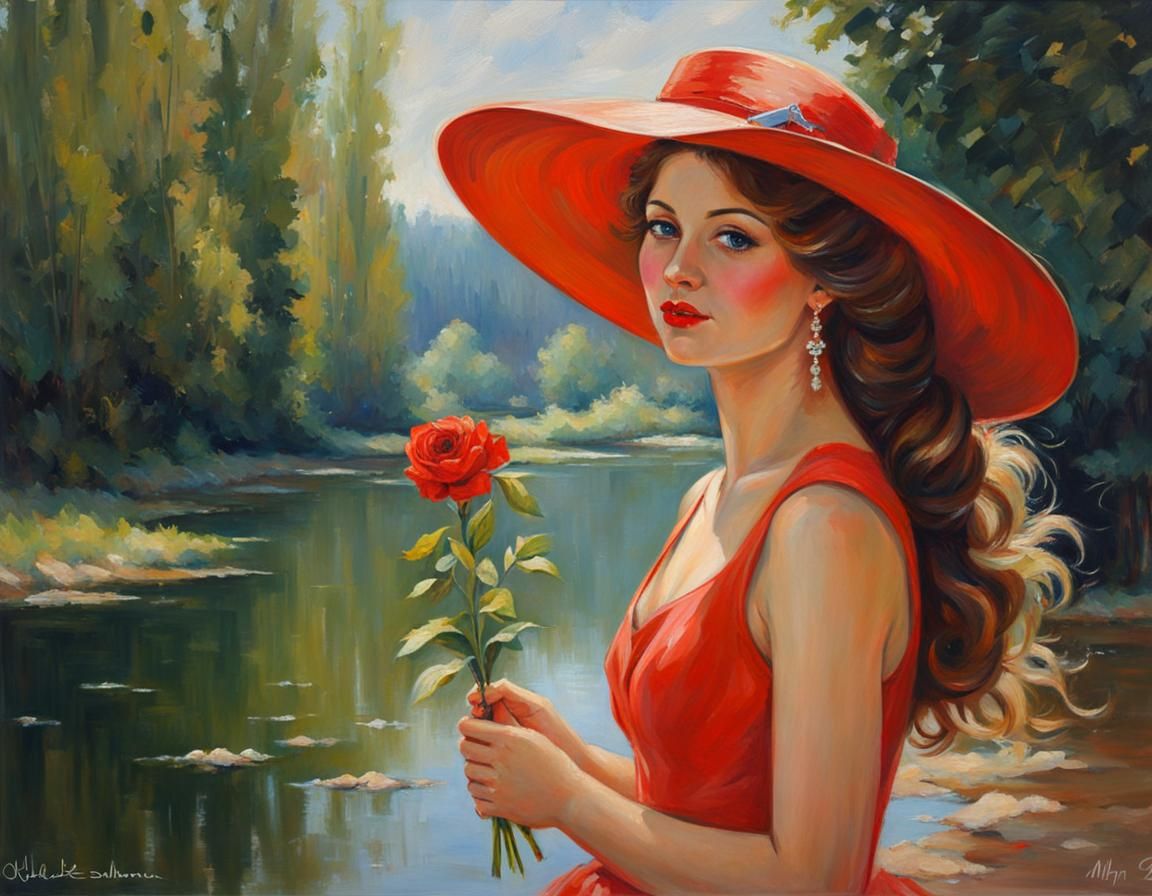 Girl in the Style of Realist Portraiture