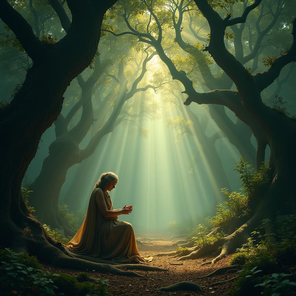 Mother Nature Submits Before God's Throne