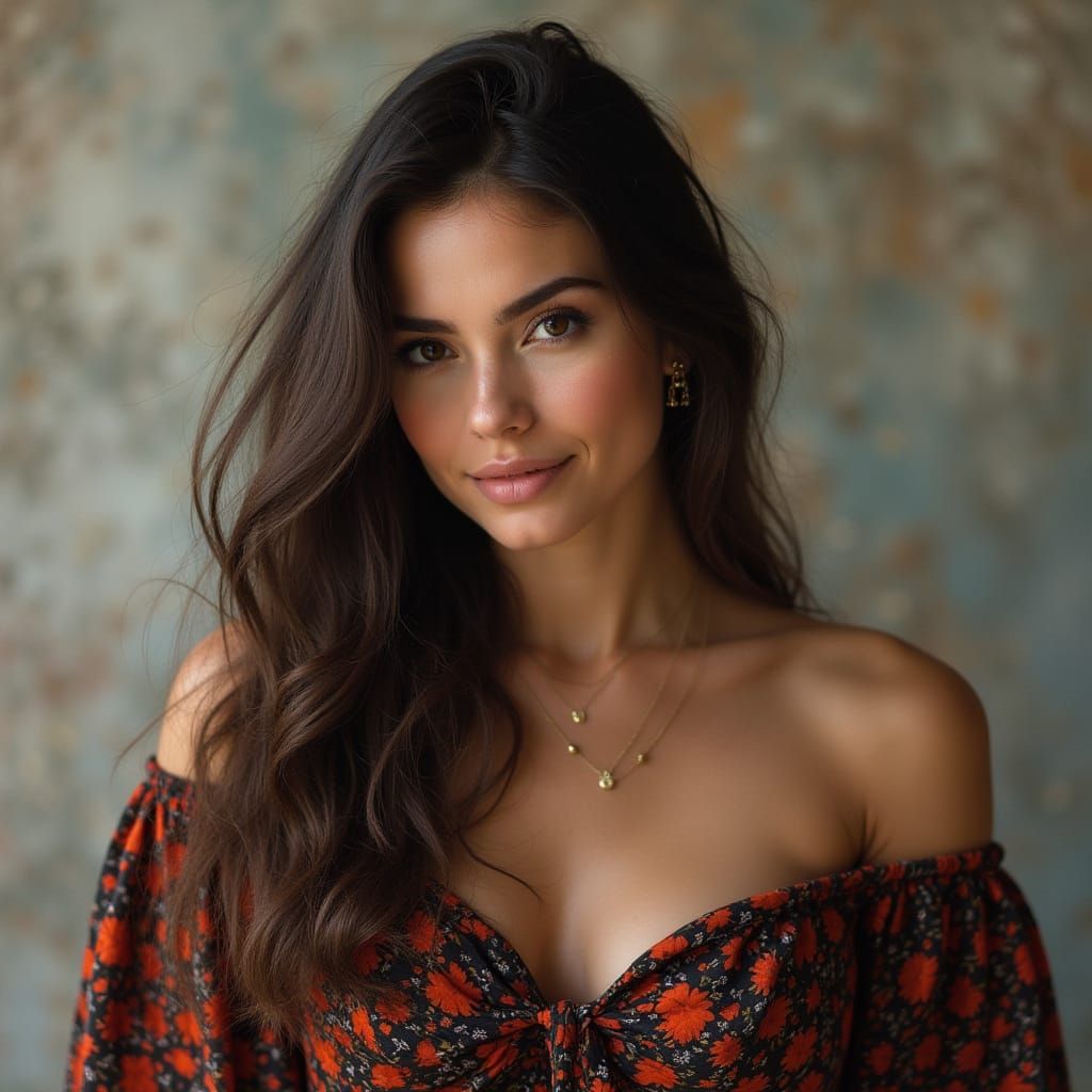 Woman in the Style of Olivia de Bernardinis