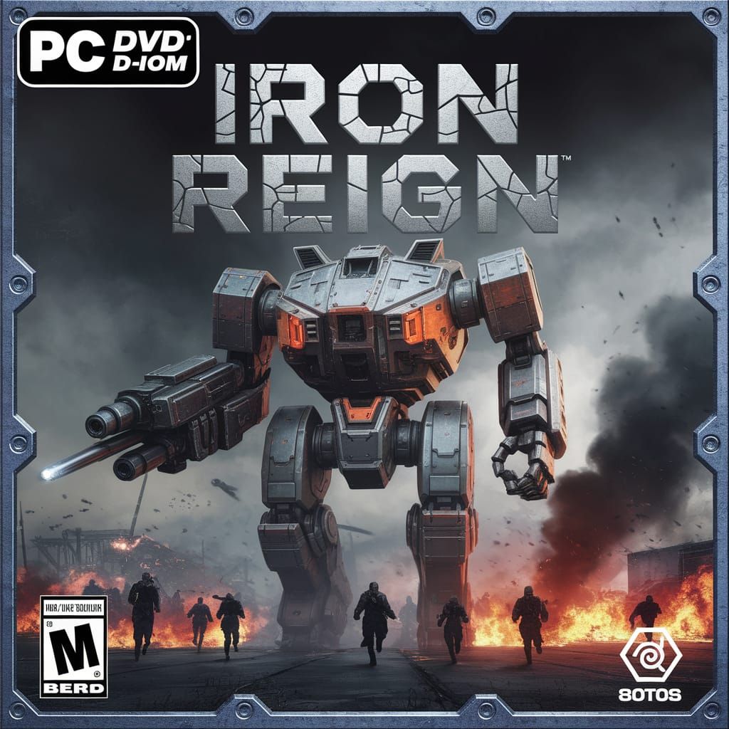 War Mech Dominates Battlefield on PC Game Cover