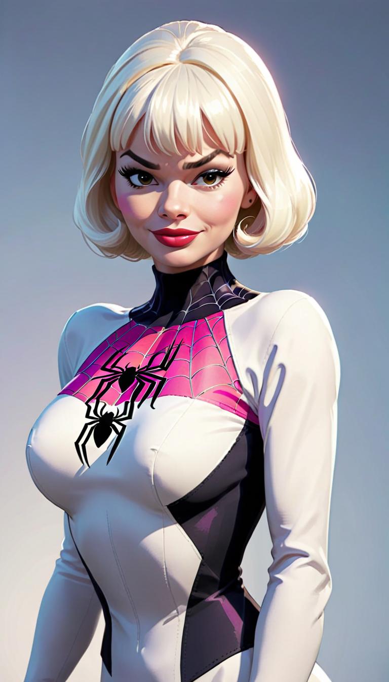 Jayne Mansfield as Gwen Stacey in Into the SpiderVerse