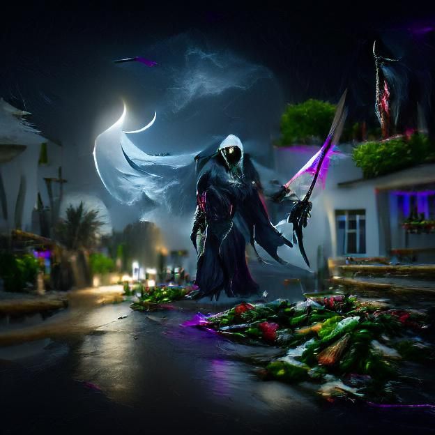 Reaper of the Night Concept Art in 8k