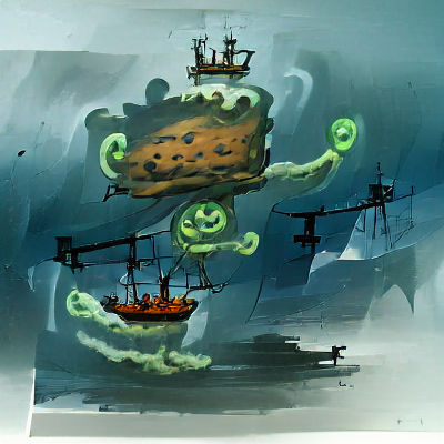 The Flying Dutchman AI Concept Art