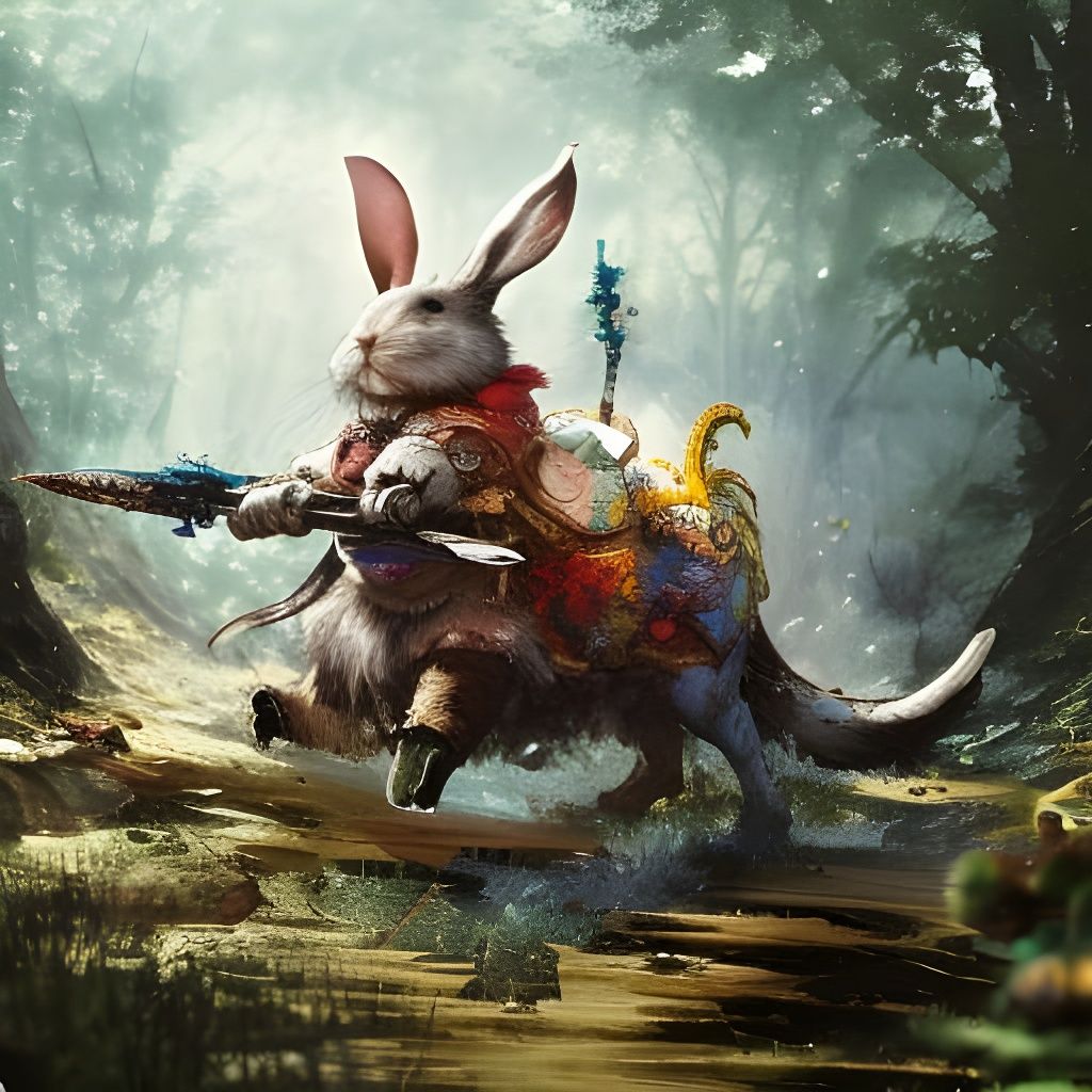 Mutant outputs: Bunny centaur