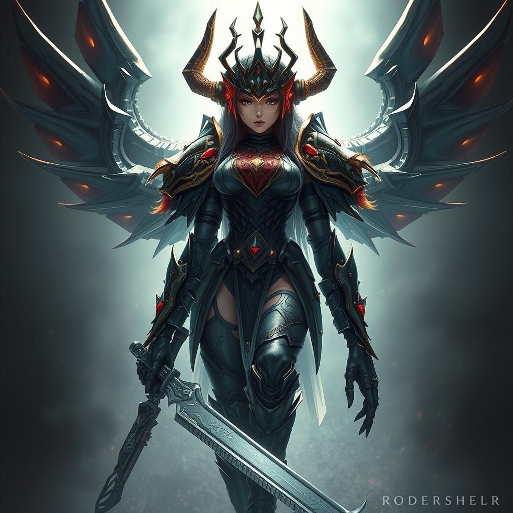 Female Horus as 3D Anime Art