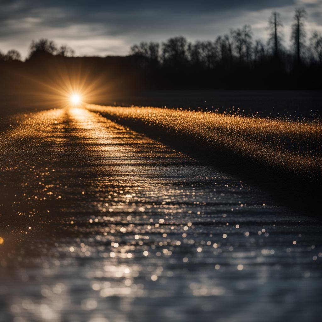 Photographic Transition: Darkness into Light with Bokeh