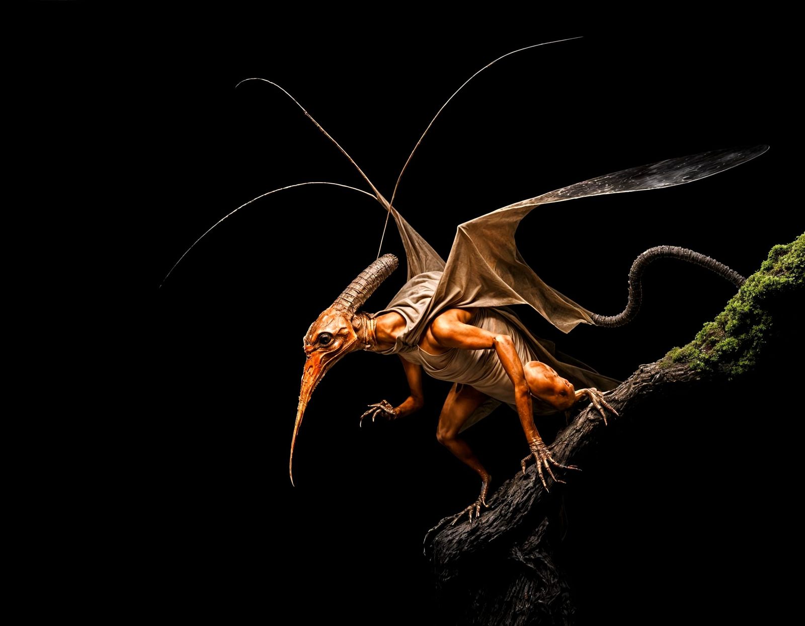 Surreal Alien Restaurant Celebration: Detailed Photography