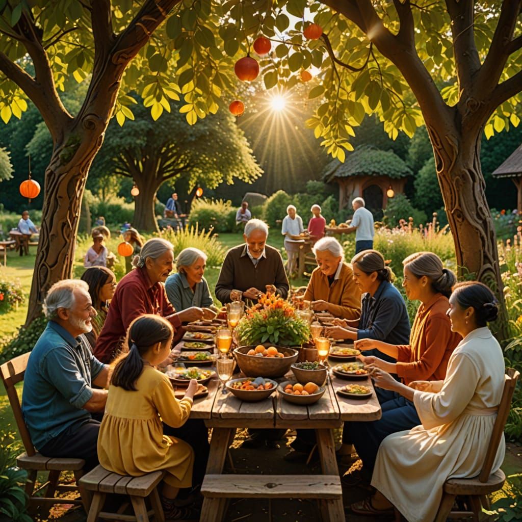 Folk Art Masterpiece of Joyful Community