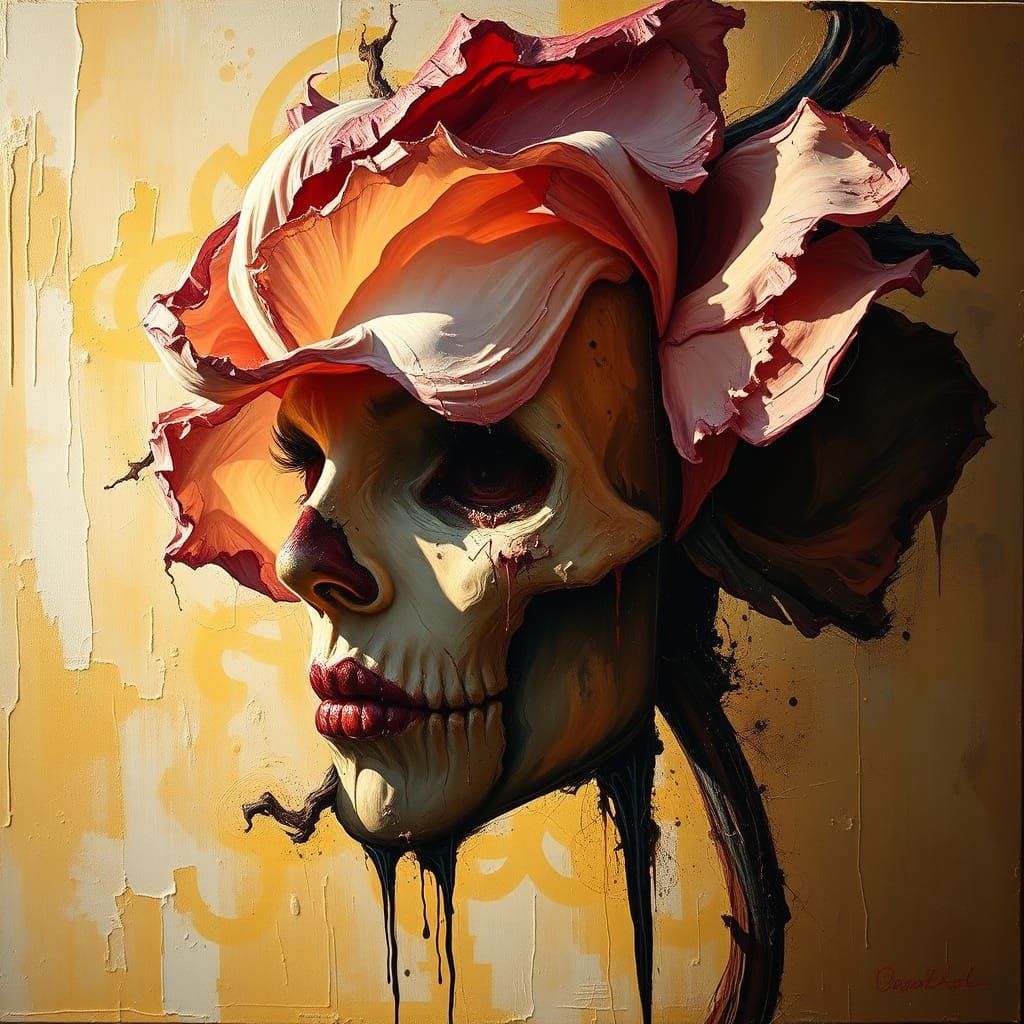 Abstract Art: Beauty and Decay in Golden Hour