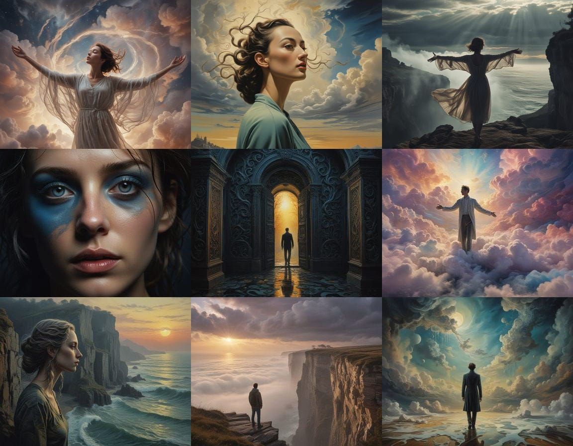 Ethereal Balance of Light and Shadow