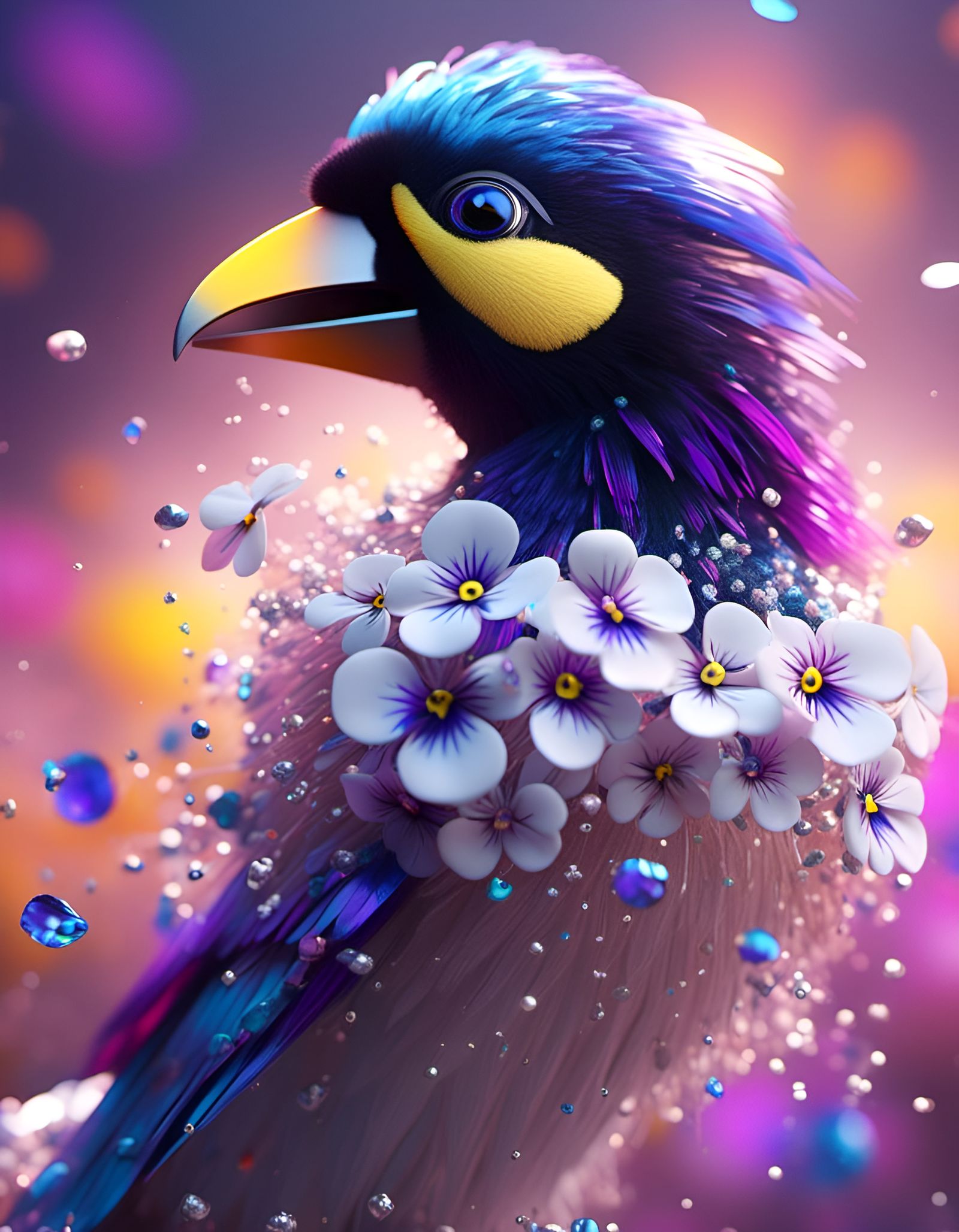Purple bird 💜 1
