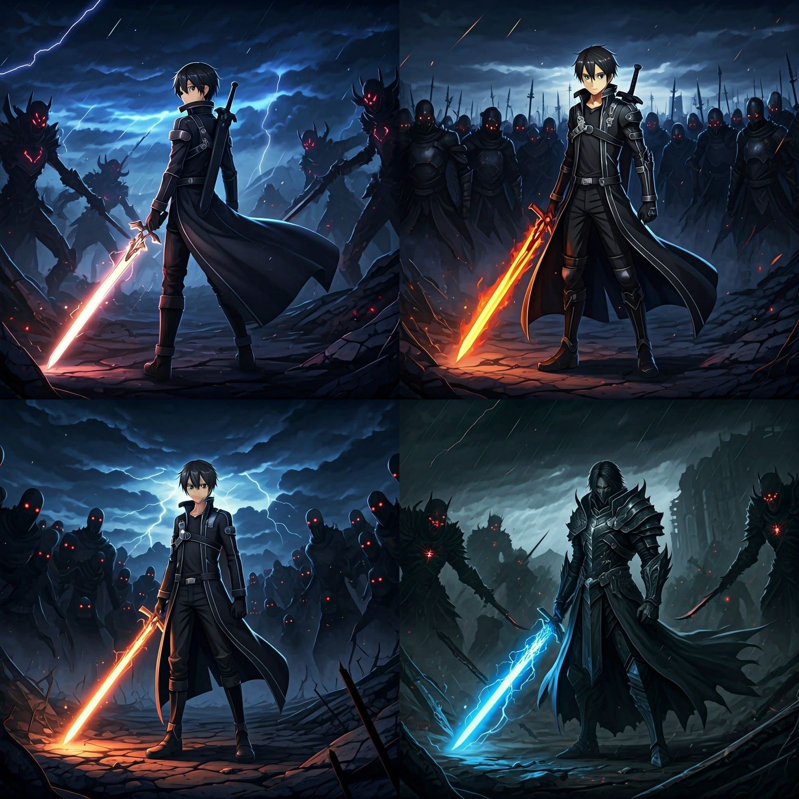 Sword Art Online Hero Stands Tall in Ruins