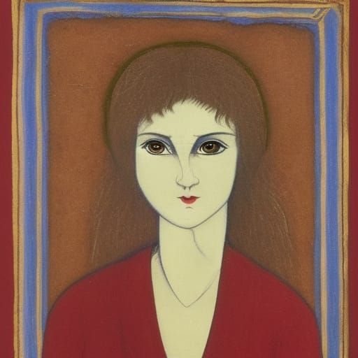 Noble Vampire Lord Portrait with Androgynous Features