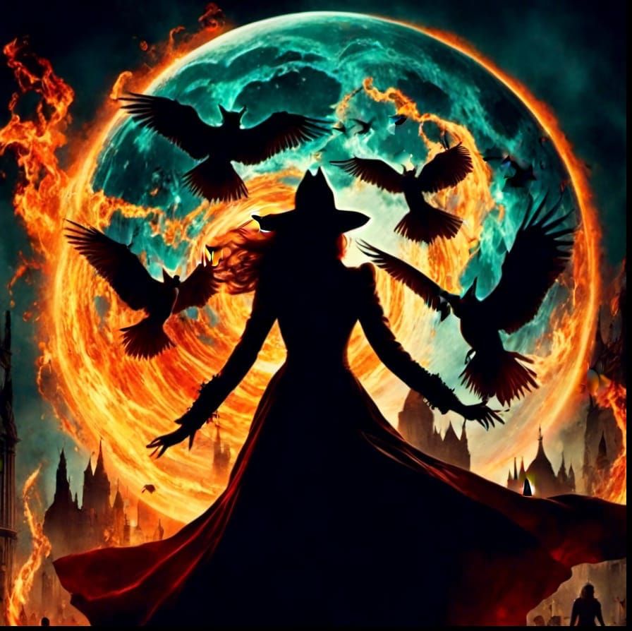 Witches' Dance: Autochrome Style Wiccan Ceremony