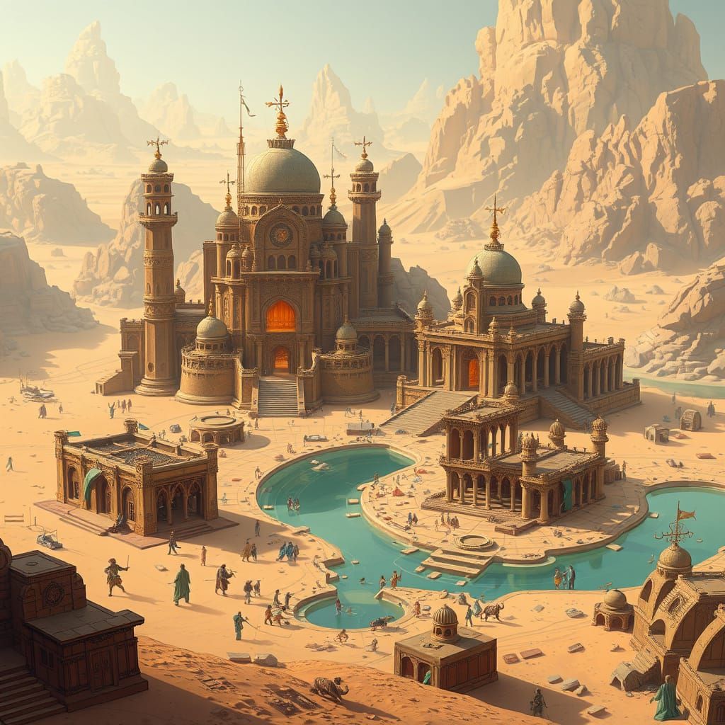 Majestic Desert Kingdom of Avaris