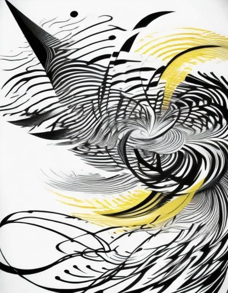 Geometric River Abstraction in Abstract Expressionism