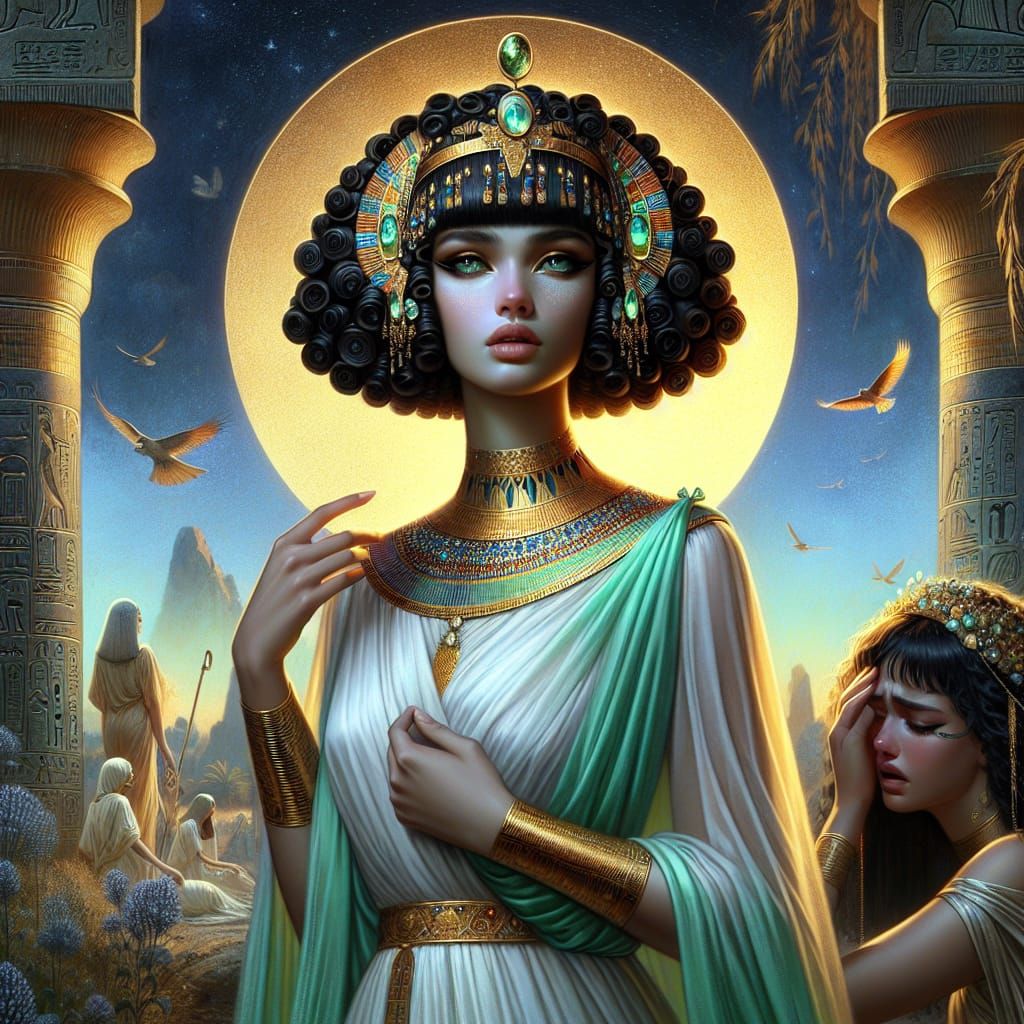 Egyptian Protector Goddess of Widows in Ancient Egyptian Att...