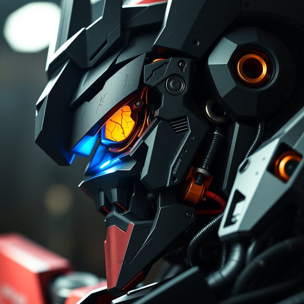 Gundam Barbatos Lupus Rex Exposed Mechanical Close-Up