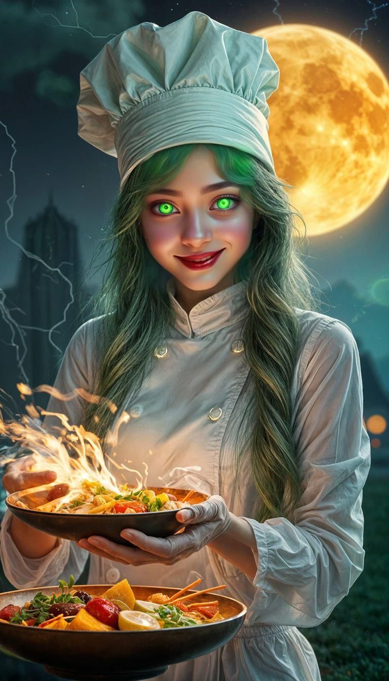 Magical Chef Creates Meals in Dystopian Village