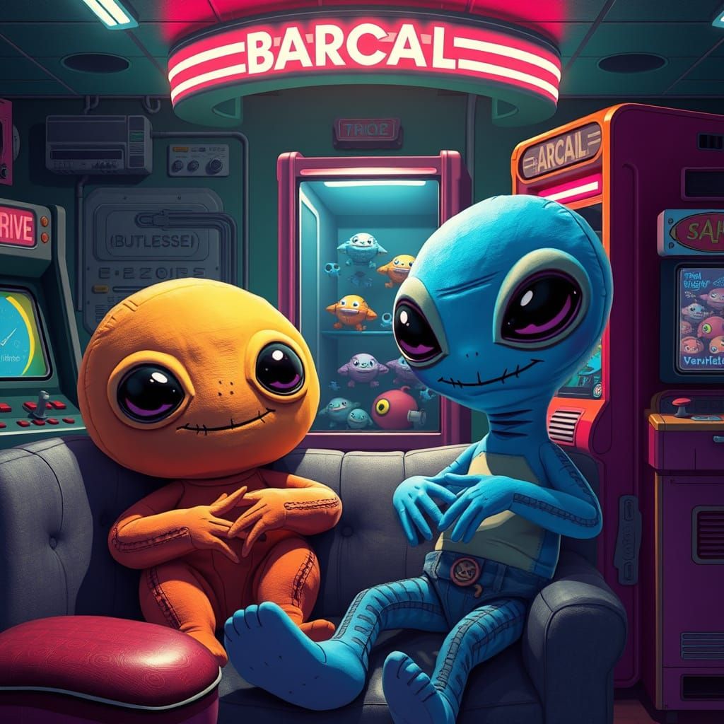 Digital illustration with high-contrast, richly detailed tex...