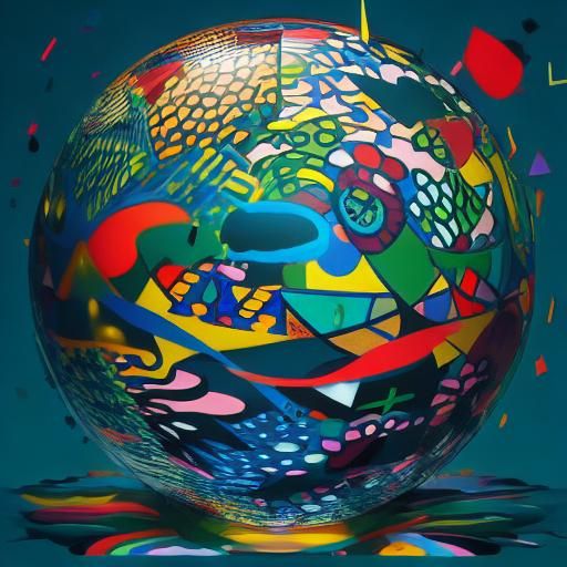 Psychedelic Pop Art Fusion in 8K Resolution