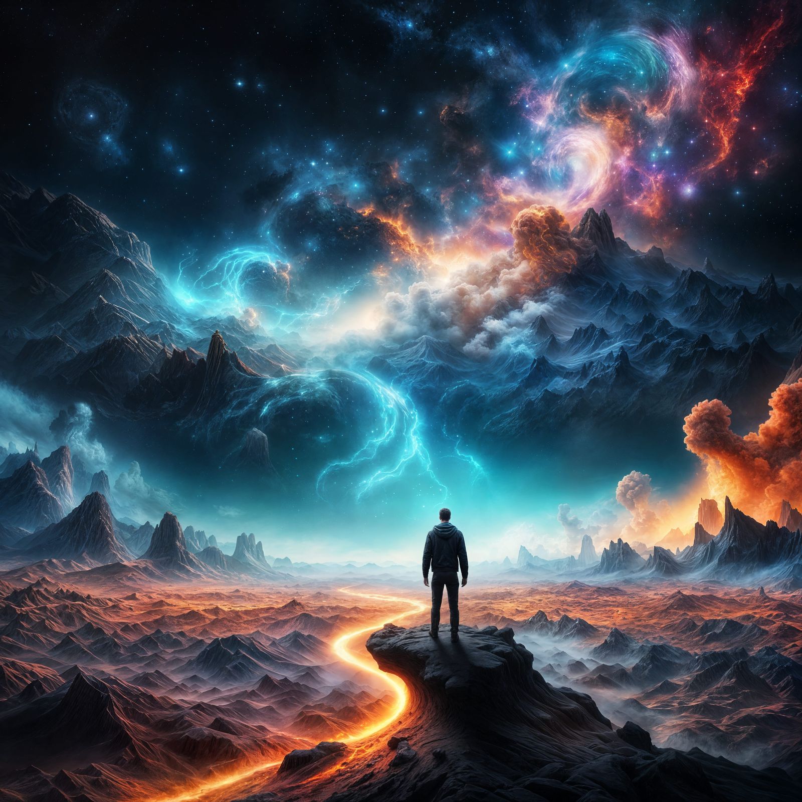 Epic Cinematic Digital Painting of Eternity