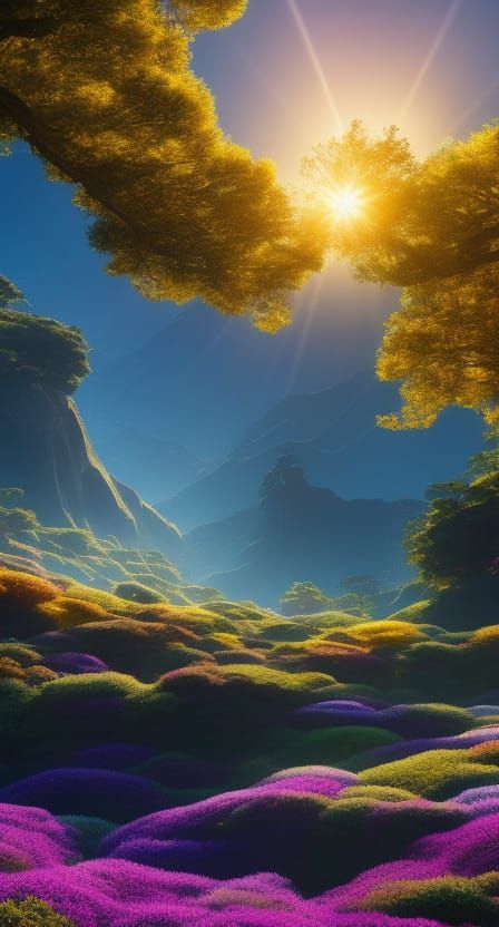 Solarpunk Peace on Earth in Hyperrealistic Style