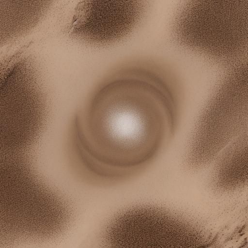 Windswept Mojave Desert Sandstorm