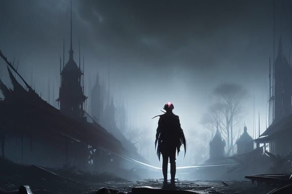 Sinister Dark Fantasy Nightmare in 8k Resolution