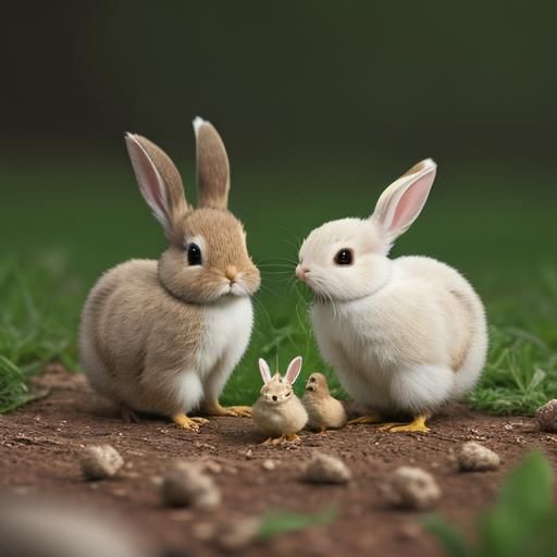 Baby Bunnies and Chicks: Professional Photography