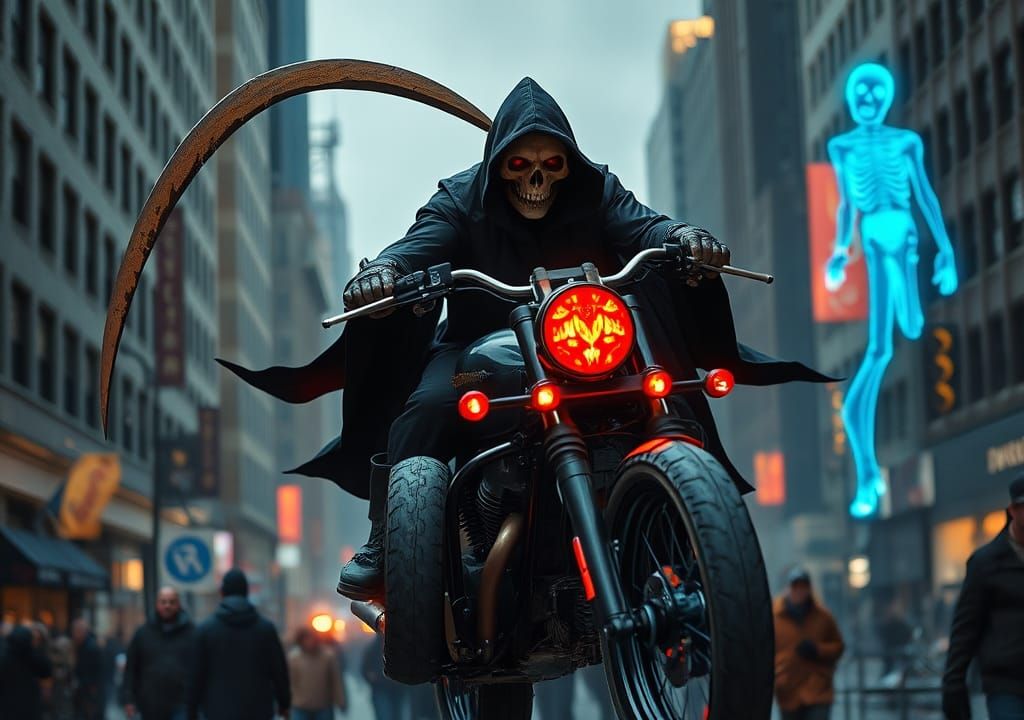 Grim Reaper Motorcycle Soul Collection in New York