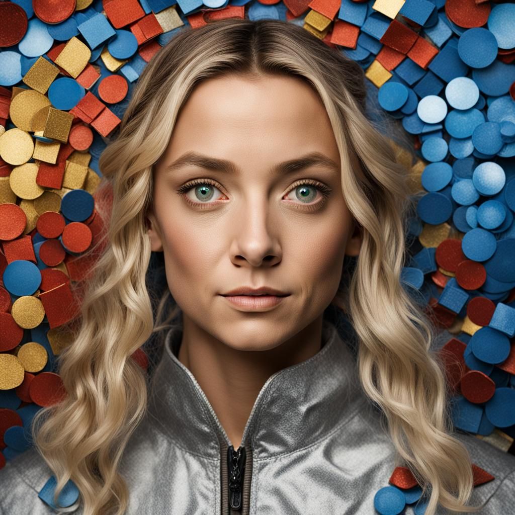 Wonder Woman Close-up Portrait in Studio Lighting