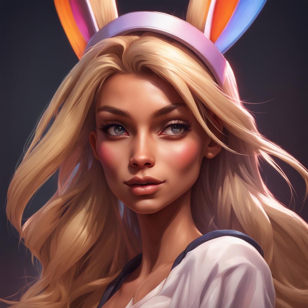 Hyperdetailed Lola Bunny Portrait in 8k Resolution