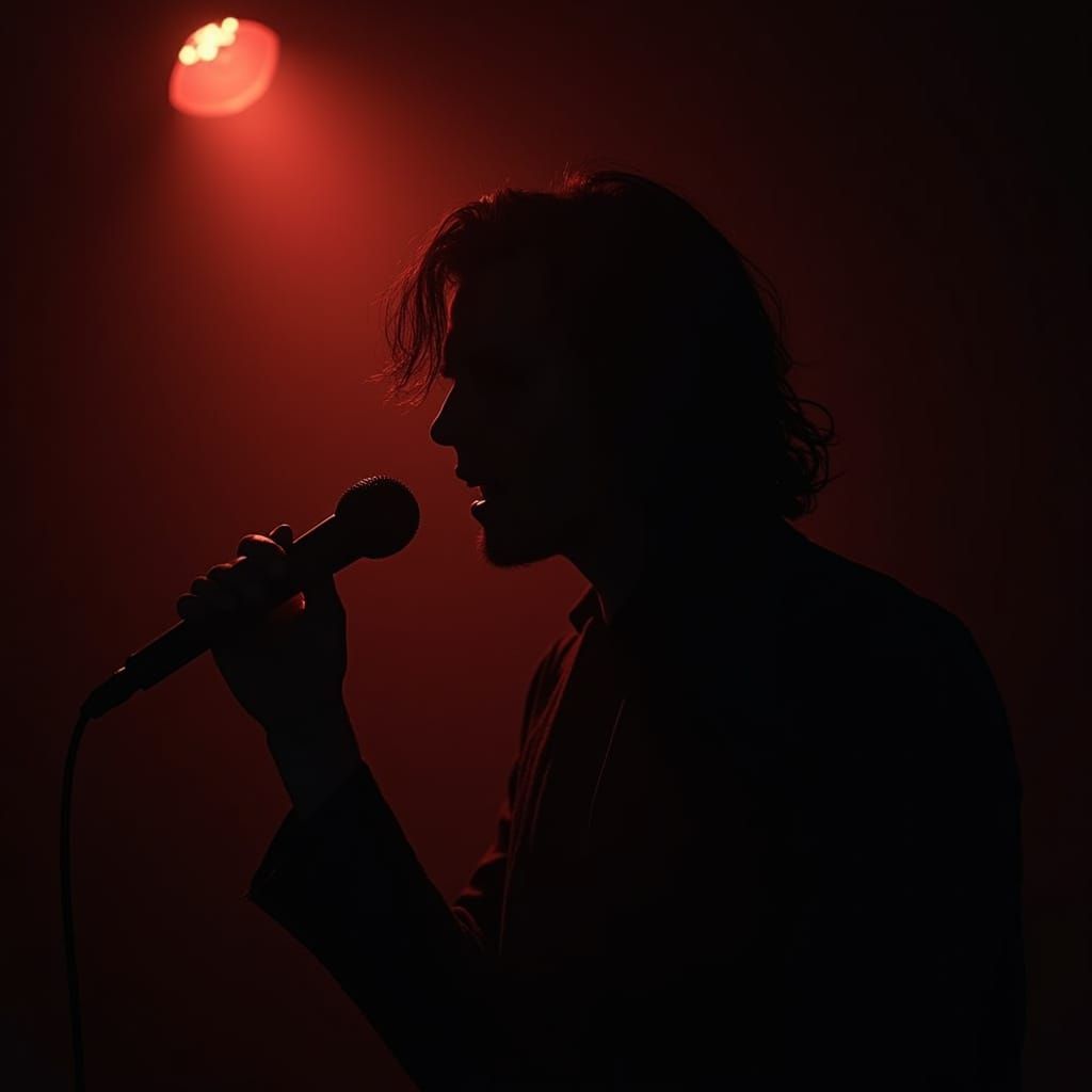 Ville Valo in Dark Gothic Studio Portrait