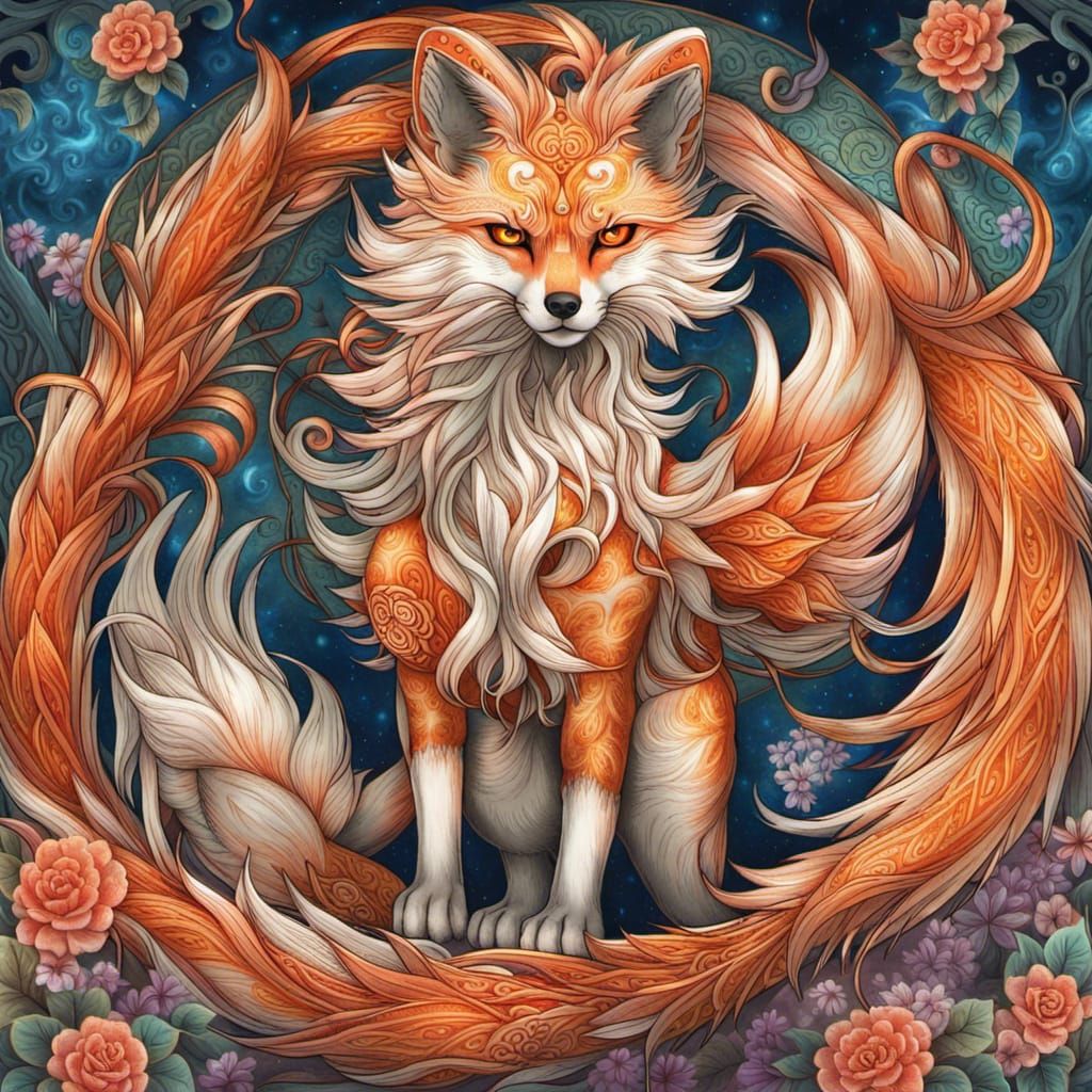 Kitsune fox spirit