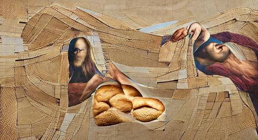 Bread Temptation in da Vinci Style