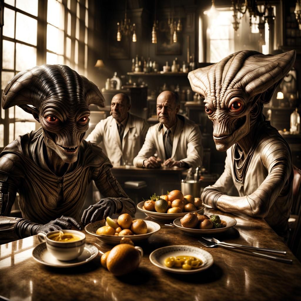 Photorealistic Aliens: Beautiful, Strange, and Smiling