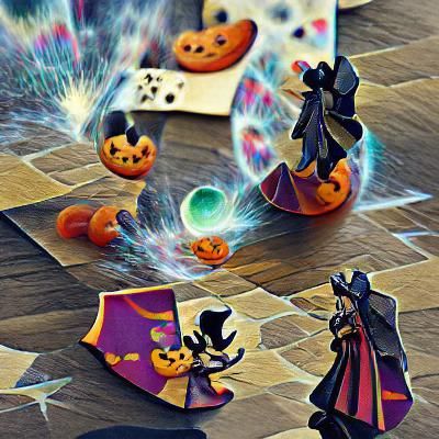 Pumpkins Carving Themselves on Halloween Night