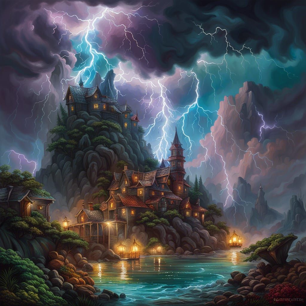 Village Lightning Strikes! ⚡️