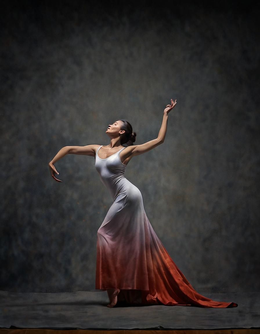 Watercolor Painting with Softness and Dramatic Lighting