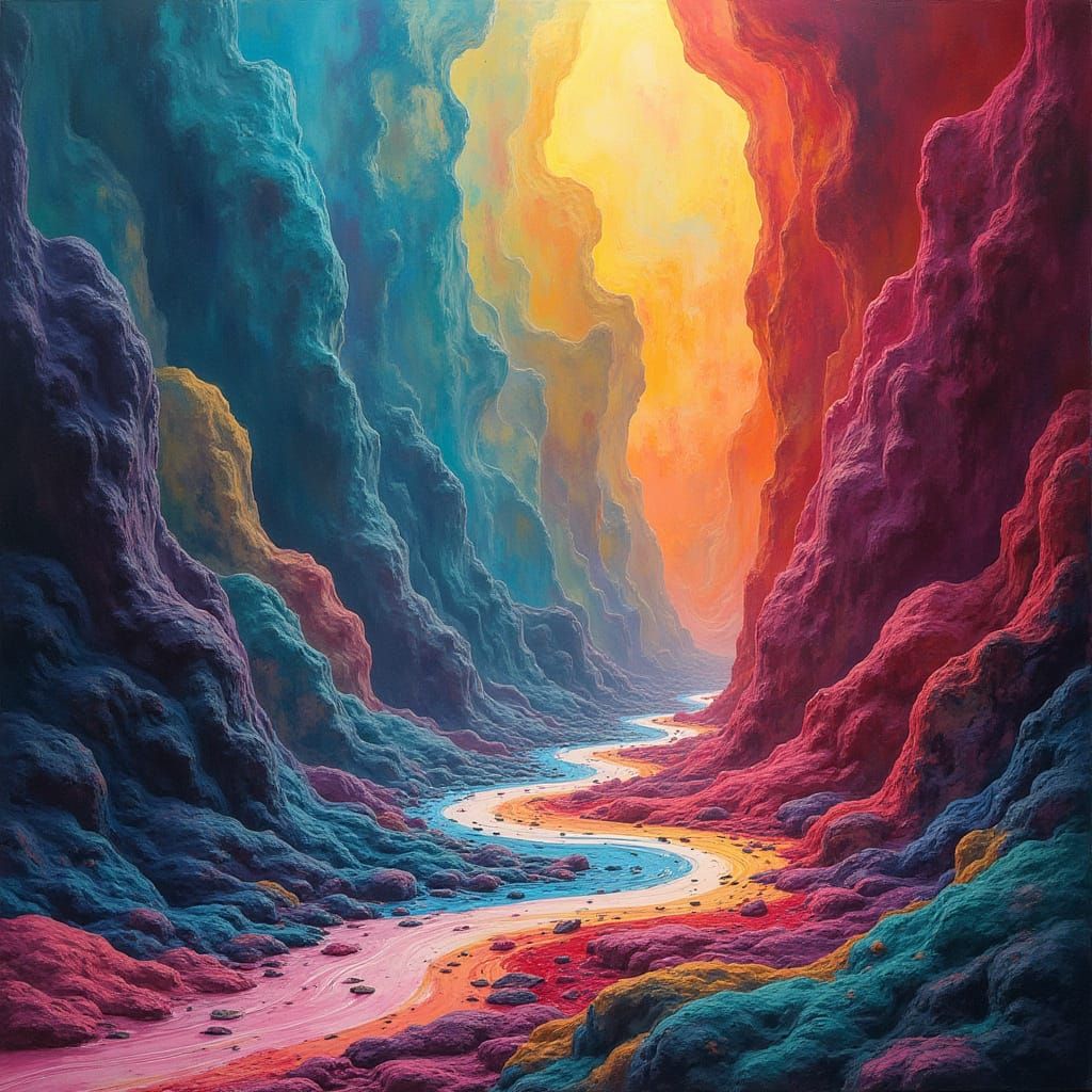 Vibrant Abstract Expressionist Wallpapers