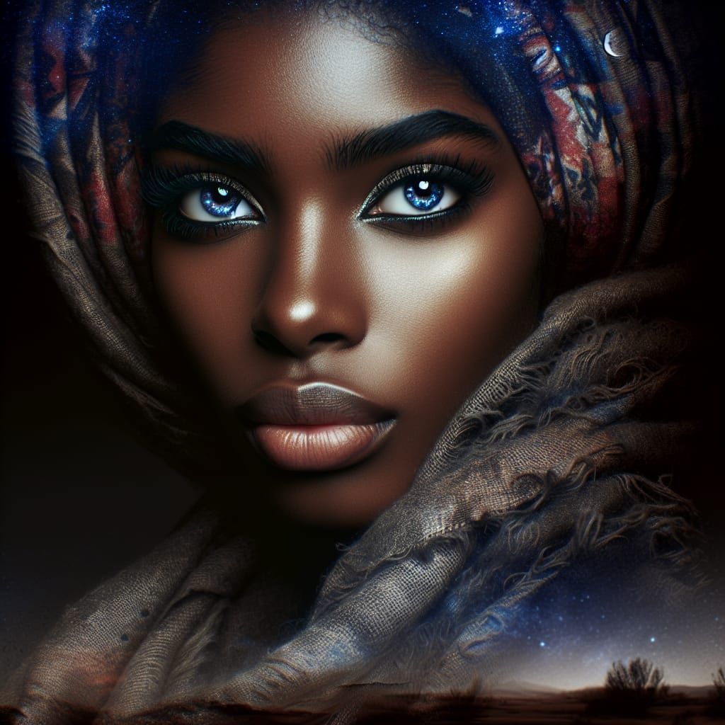 Stunning Woman in Double Exposure Graffiti Art