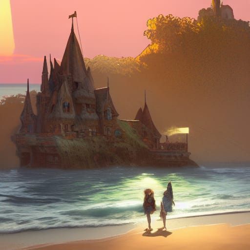 Sandcastle Cottage on Sunset Beach: Art Nouveau