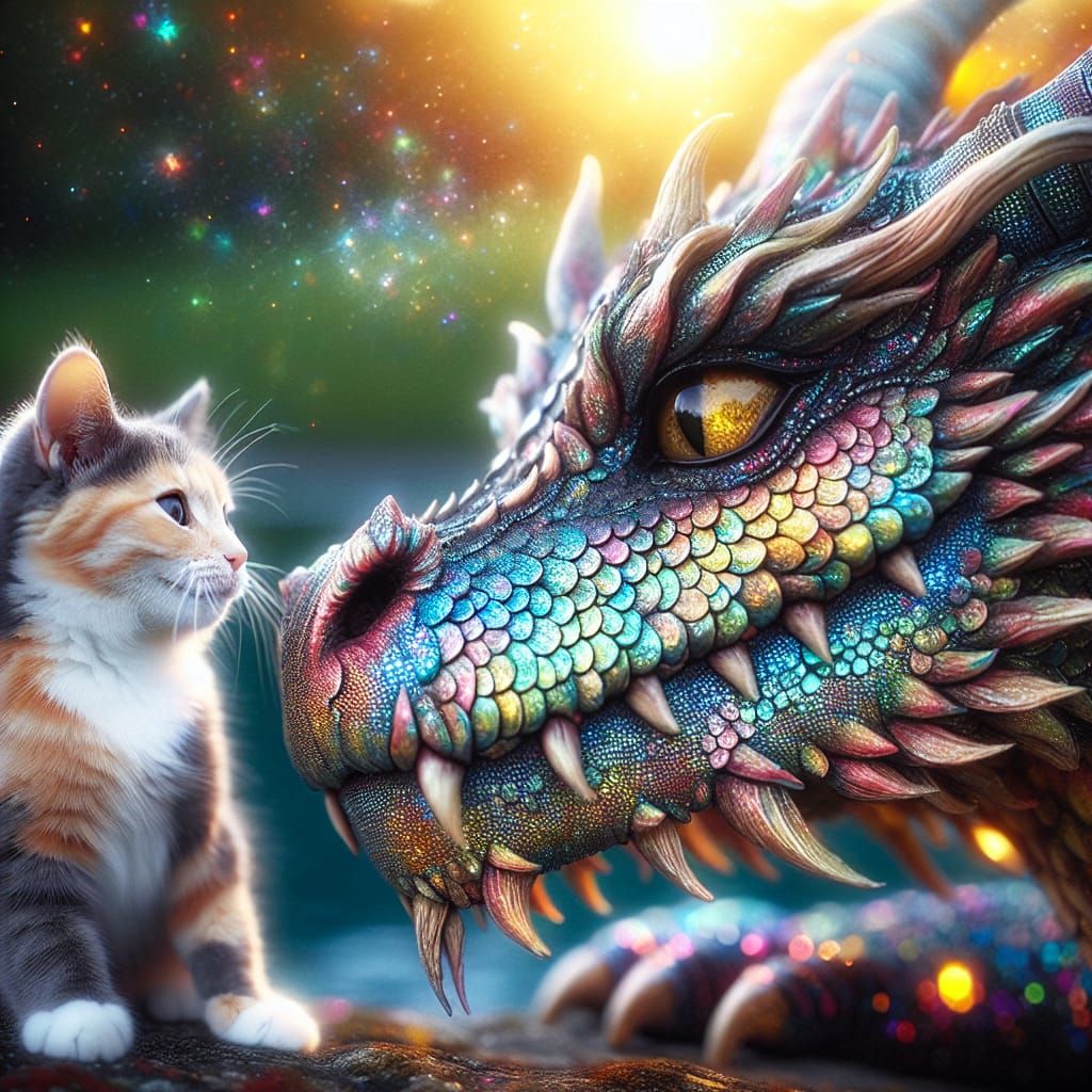 Cat and Dragon: An Unlikely Friendship
