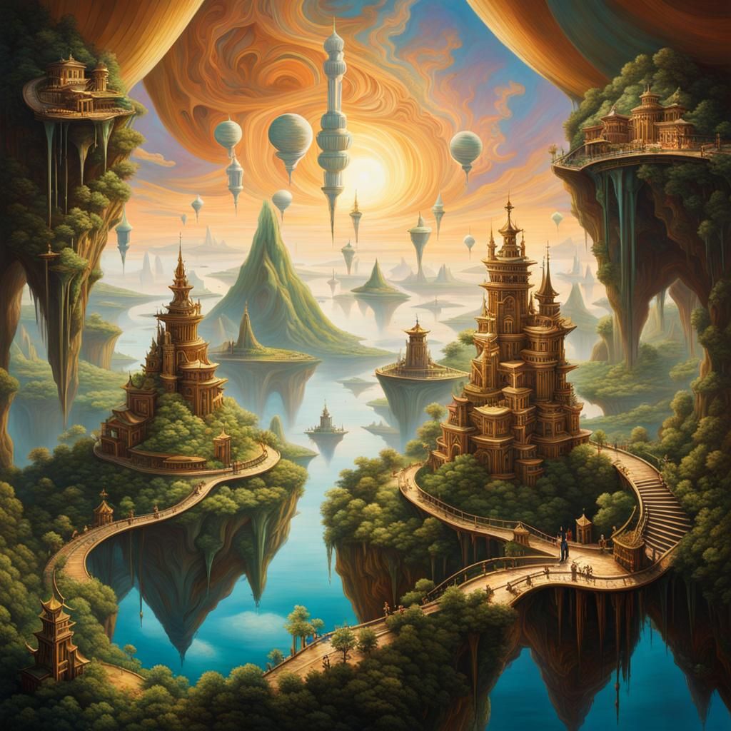 Floating Sky Islands with Alchemist Aviator