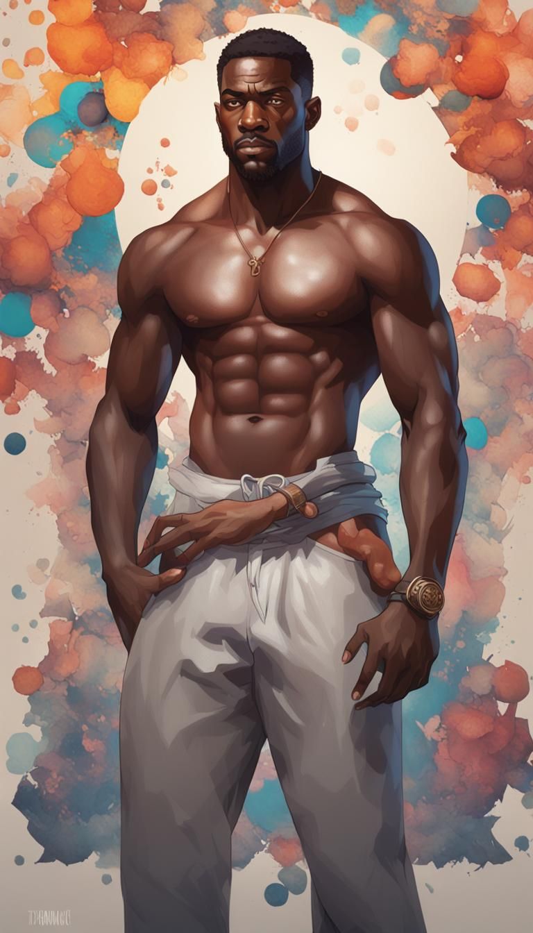 Detailed Portrait of a Handsome Man