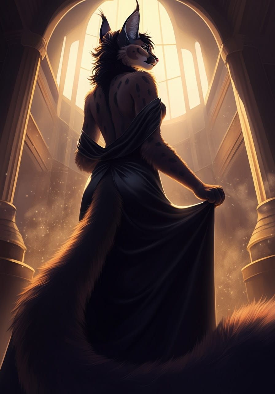 Caracal Noble in Dreamlike Anime Manor Hall