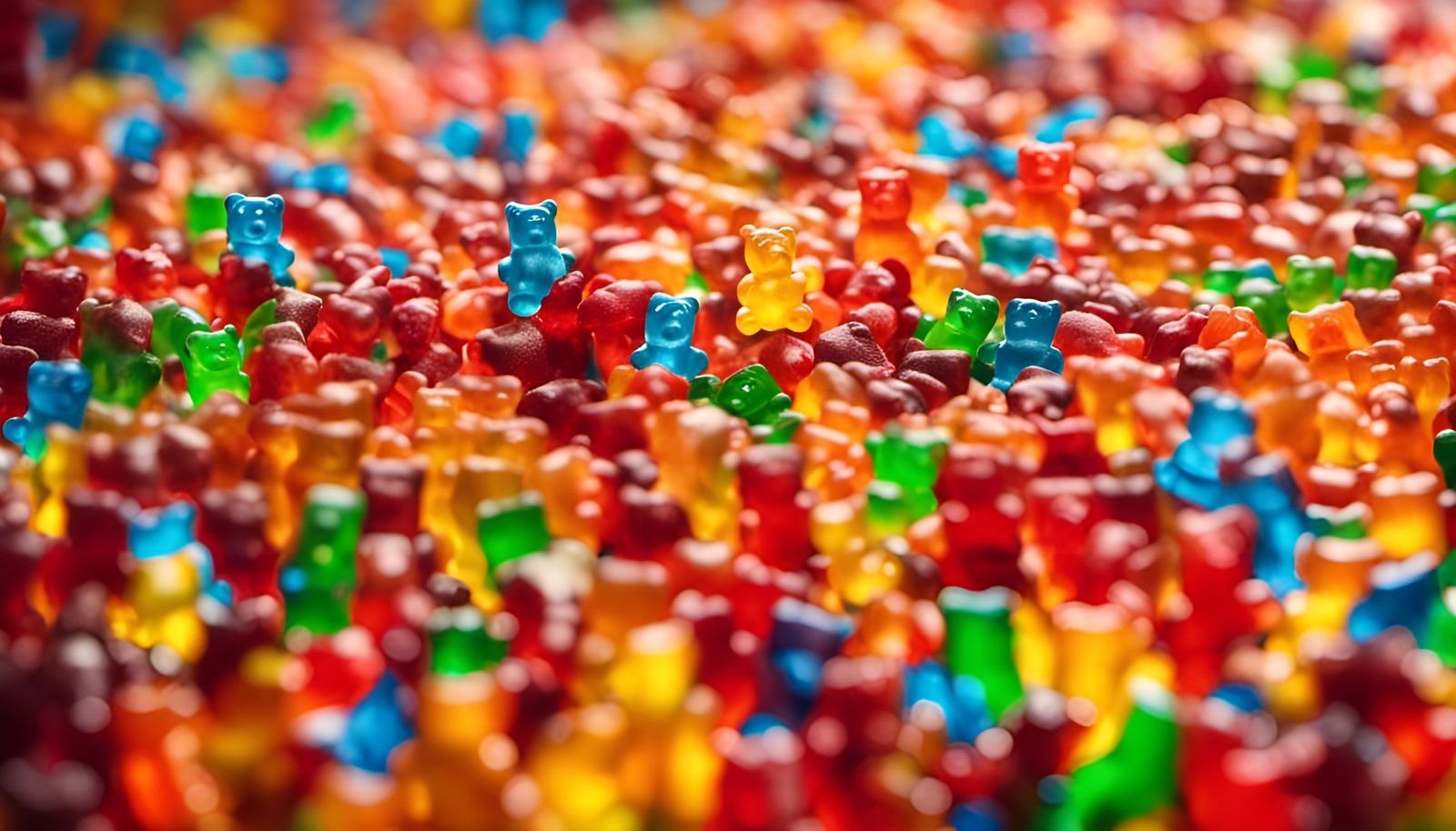 A million gummy bear march